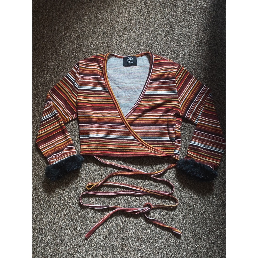 Valfre Penny Top in Orange Stripe